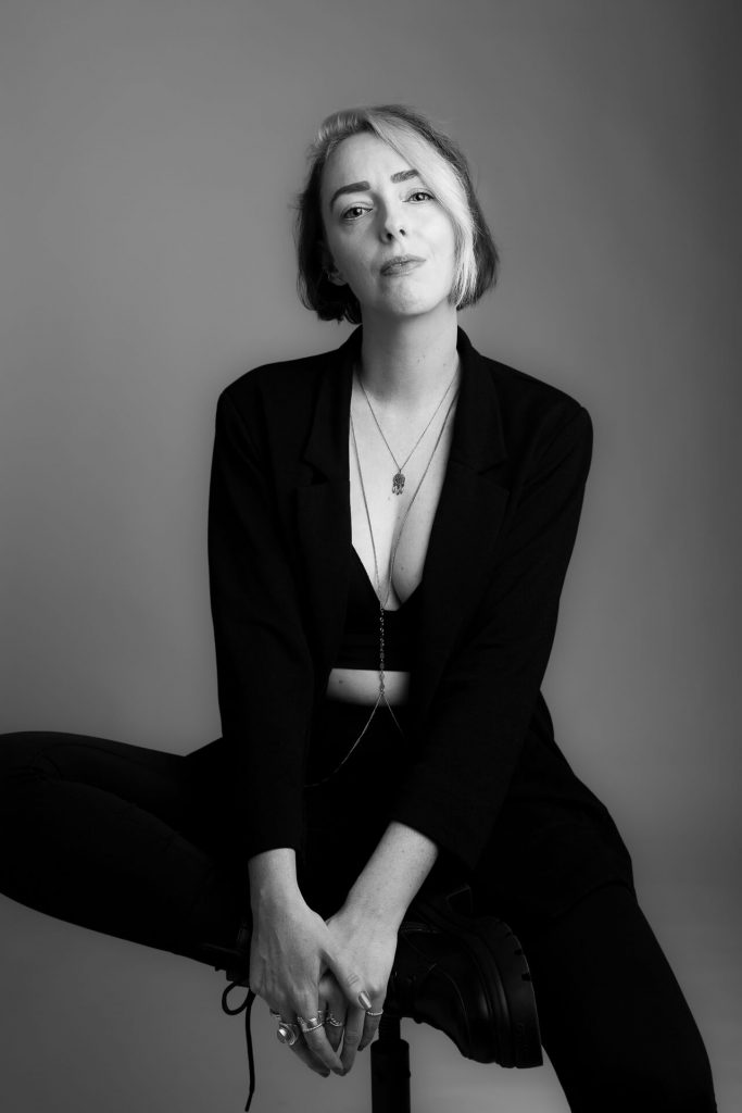 Portrait d'entreprise en noir et blanc à Dax